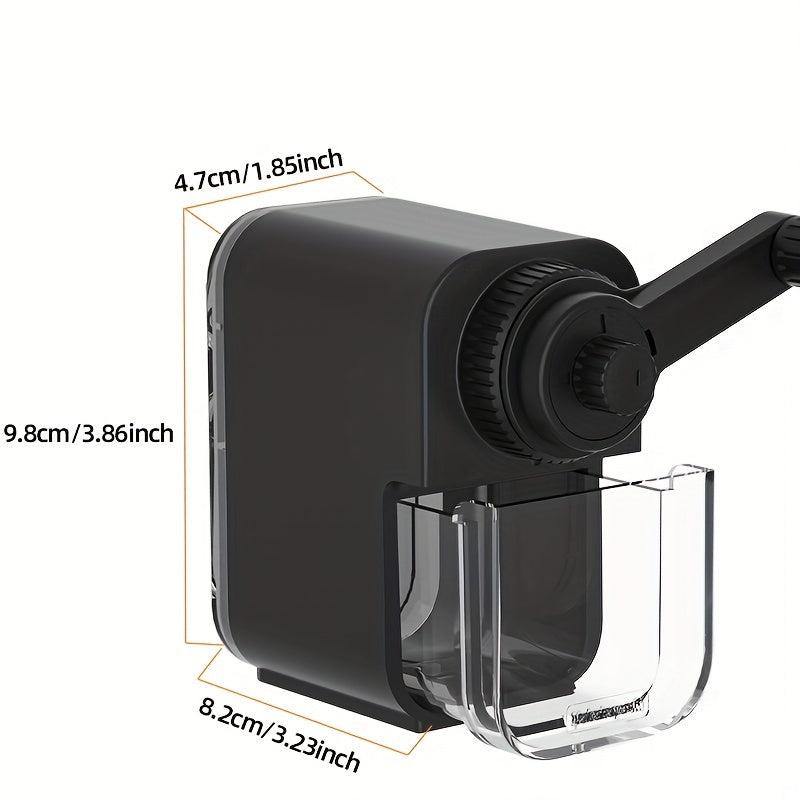 Manual Pencil Sharpener w/ Strong Helical Blade for Students Classroom Home
