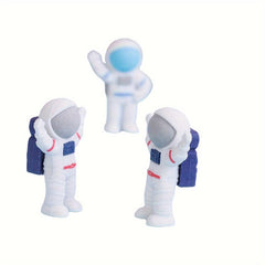 2pcs Spaceman Eraser Astronaut Shape Eraser Student Stationery Prize