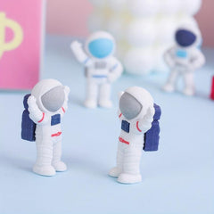 2pcs Spaceman Eraser Astronaut Shape Eraser Student Stationery Prize