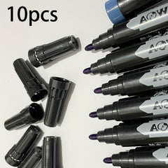10pcs Waterproof Marker Pen 2mm for Paper Steel Glass