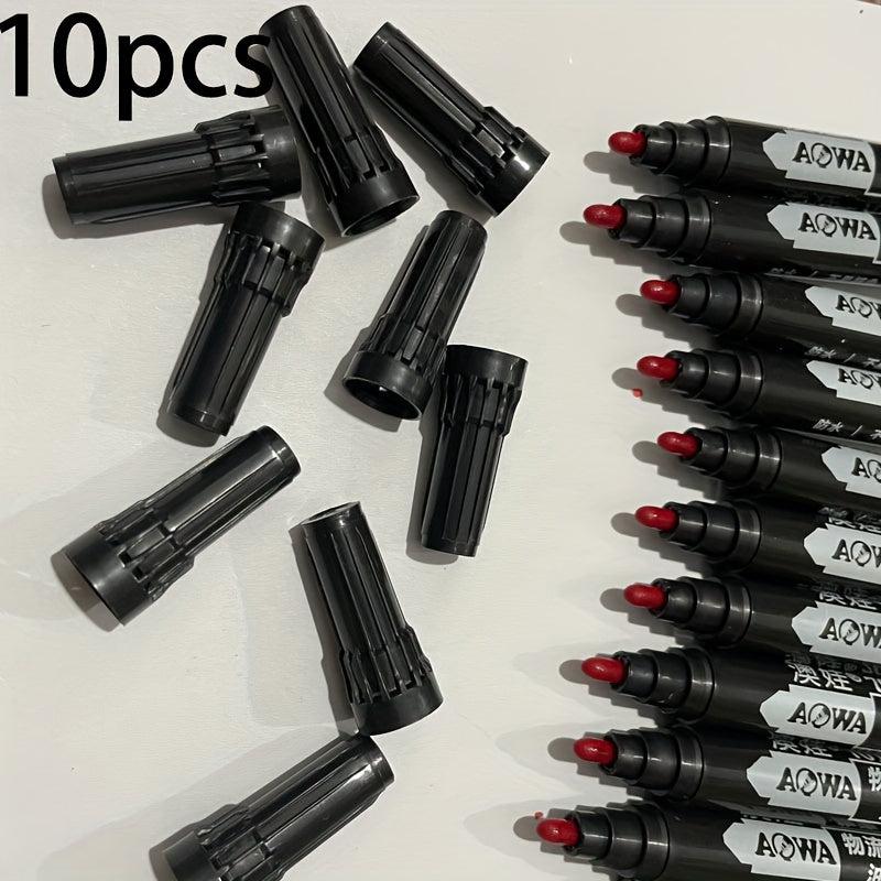 10pcs Waterproof Marker Pen 2mm for Paper Steel Glass