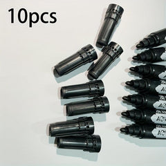 10pcs Waterproof Marker Pen 2mm for Paper Steel Glass
