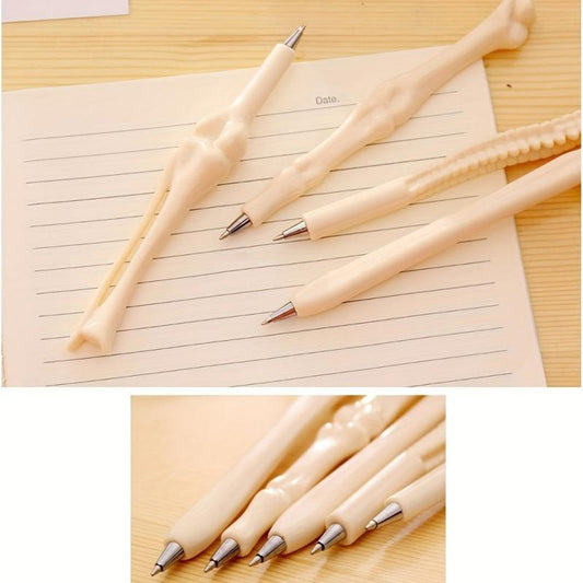 10pcs Bone Shape Ballpoint Pens for Halloween Party