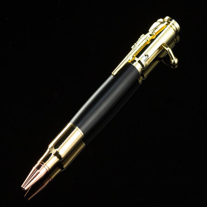 Gun Bolt Pen with Push Action Mechanism & Multifunctional Ballpoint Pen