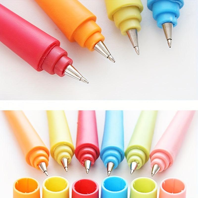5pcs Cartoon Gesture Ballpoint Pens for Stationery