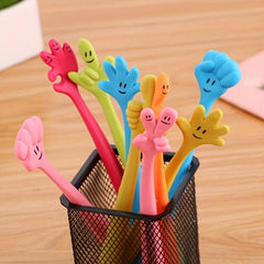 5pcs Cartoon Gesture Ballpoint Pens for Stationery