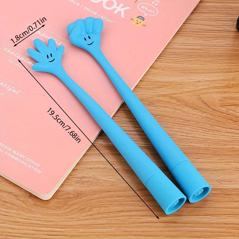 5pcs Cartoon Gesture Ballpoint Pens for Stationery
