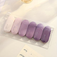 6pcs Gradient Correction Strip Japanese Mori Series Mute Large Capacity Statione