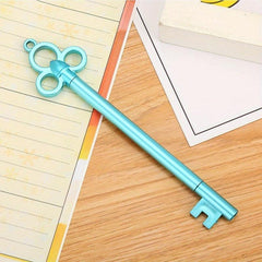 Key Shape 0.5mm Gel Pen Cartoon Learning Office Vintage Signature Pen
