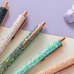 Sparkly Retractable Ballpoint Pen