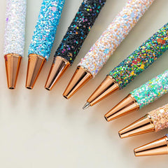 Sparkly Retractable Ballpoint Pen