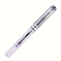 Transparent Fountain Pen Solid, Not Include Ink, Office Student Practice Book