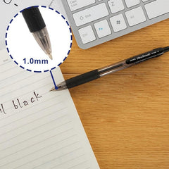 AIHAO Retractable Ballpoint Pens Ink Medium Point 1 0mm 24 Pack