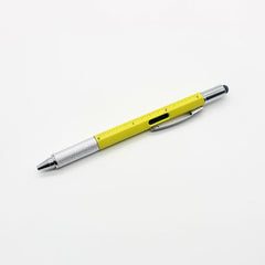 1PC 6-in-1 Multi-function Pen Tool with Ballpoint Pen Screwdriver Ruler Level