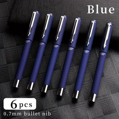 Rollerball Pen Bullet Tip 0.7mm 12 Pcs Titanium Steel Ballpoint Pen
