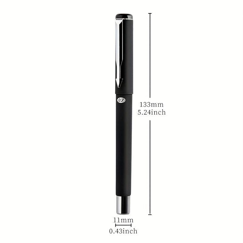 Rollerball Pen Bullet Tip 0.7mm 12 Pcs Titanium Steel Ballpoint Pen