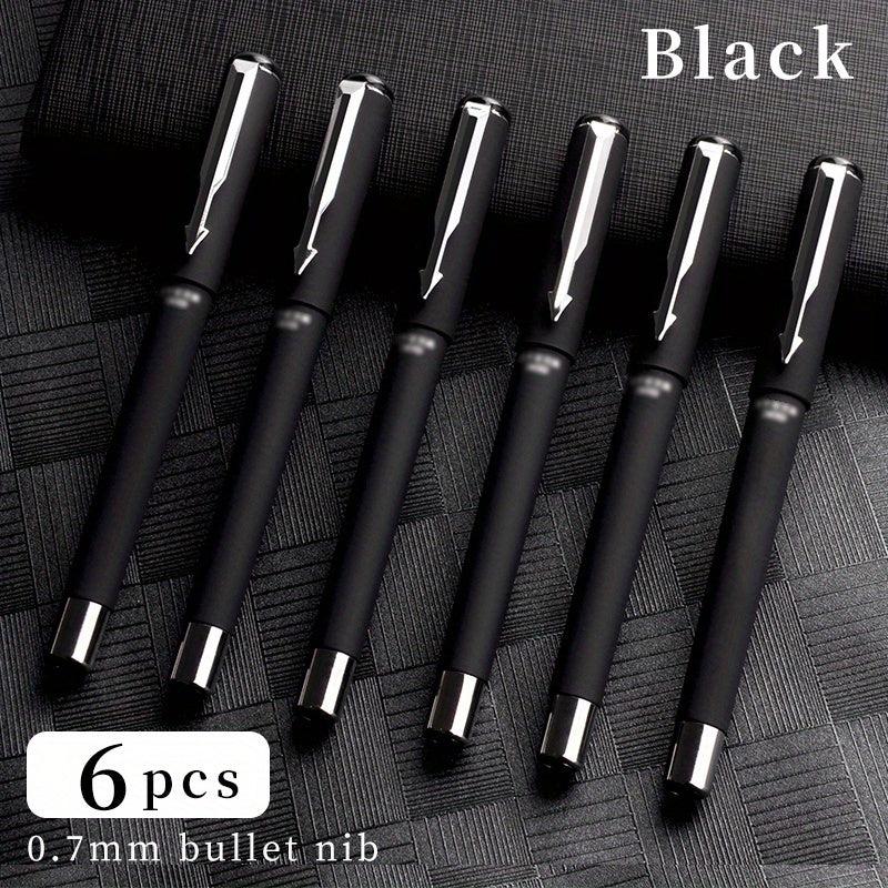 Rollerball Pen Bullet Tip 0.7mm 12 Pcs Titanium Steel Ballpoint Pen