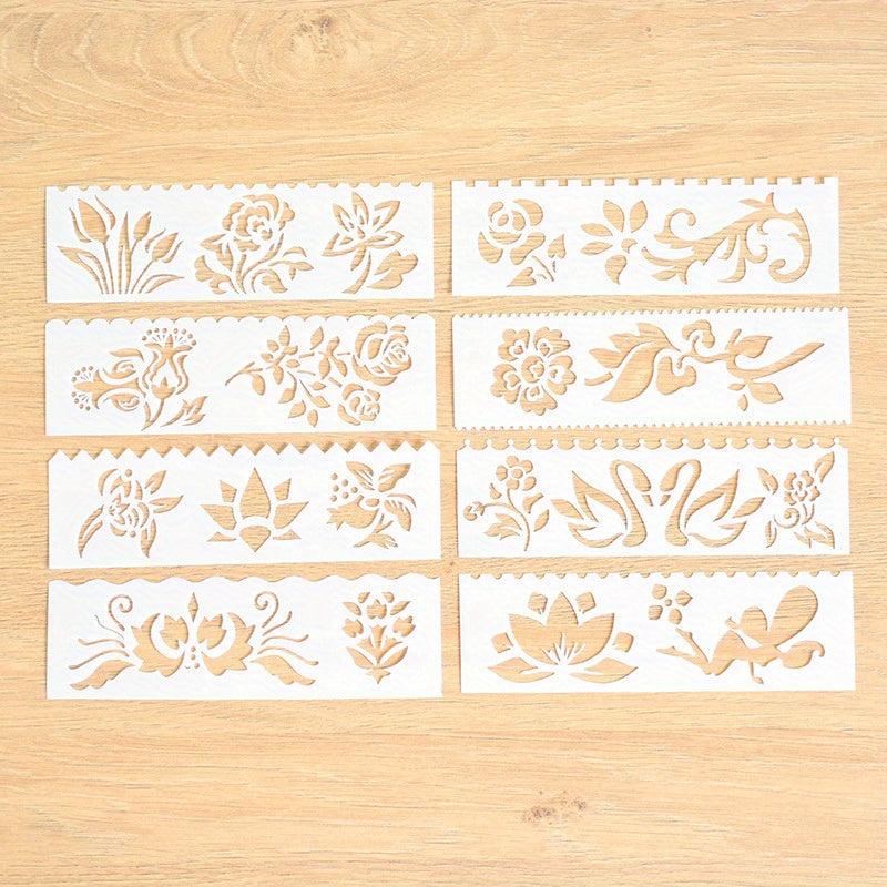 Cartoon Strip Series Coloring Ruler Set for Kids, 8 Pieces