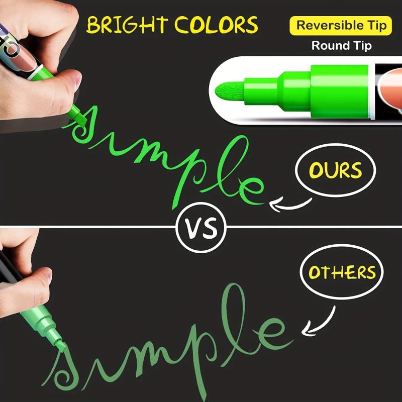 12 Liquid Chalk Markers Set - Creative Potential Unleashed!