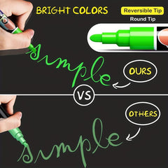 12 Liquid Chalk Markers Set - Creative Potential Unleashed!