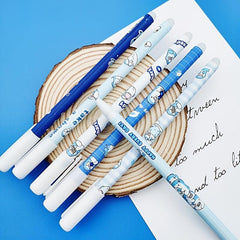 6pcs Style Gel Pen Shark 0 5mm Erasable Pen