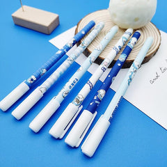 6pcs Style Gel Pen Shark 0 5mm Erasable Pen