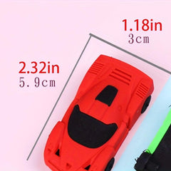 Creative Cartoon Racing Car Eraser for Students