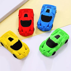 Creative Cartoon Racing Car Eraser for Students