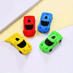 Creative Cartoon Racing Car Eraser for Students