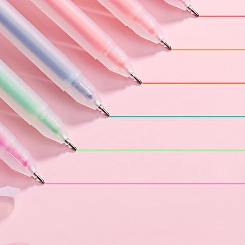 12 Pack Colored Pens Set Office Study Note-taking