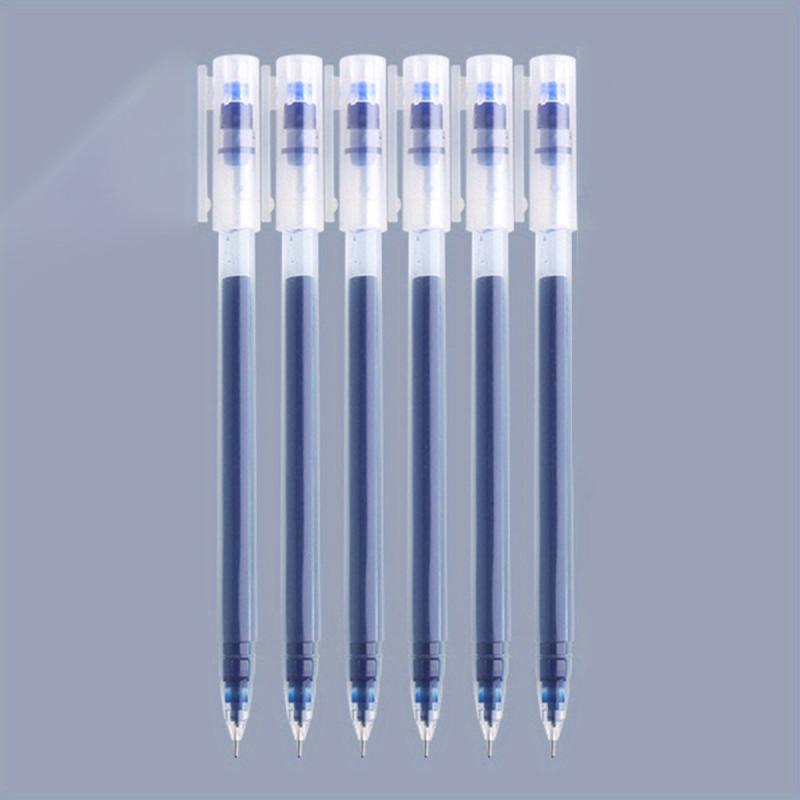 6pcs/10pcs Large Capacity 0.5mm Needle Tube Gel Pen for Students Office Writing