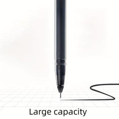 6pcs/10pcs Large Capacity 0.5mm Needle Tube Gel Pen for Students Office Writing