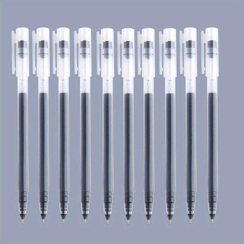 6pcs/10pcs Large Capacity 0.5mm Needle Tube Gel Pen for Students Office Writing
