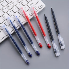6pcs/10pcs Large Capacity 0.5mm Needle Tube Gel Pen for Students Office Writing
