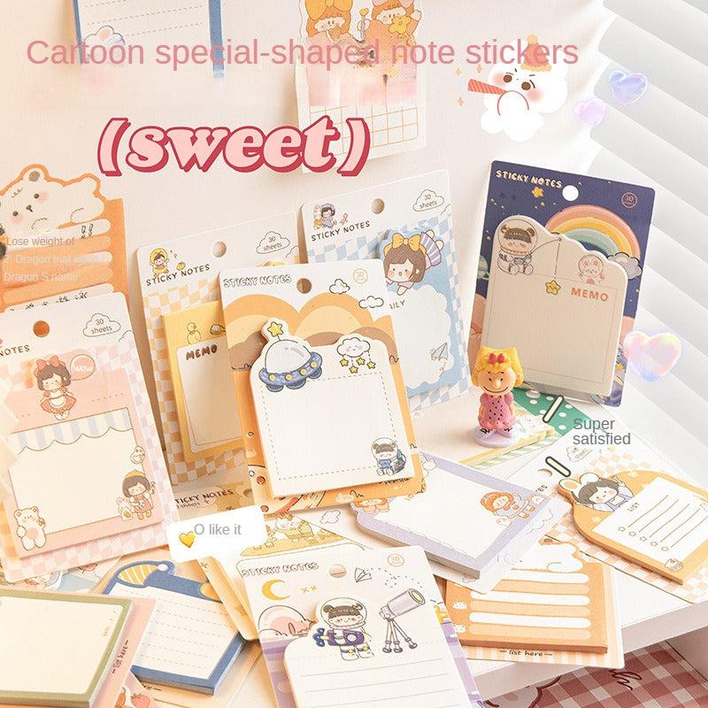 Special Shaped Refrigerator Sticky Notes for Students and Adults