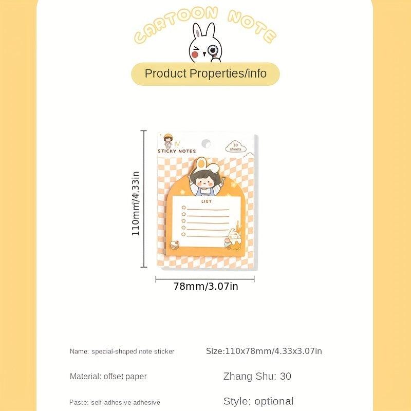 Special Shaped Refrigerator Sticky Notes for Students and Adults