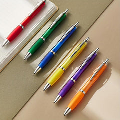 6 Pack Colorful Shell Ballpoint Pen 1.0mm For US Use