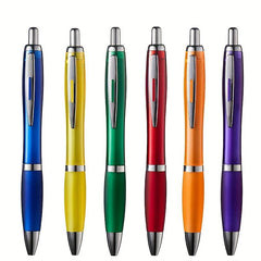 6 Pack Colorful Shell Ballpoint Pen 1.0mm For US Use