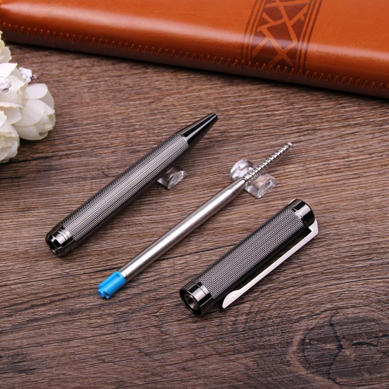 Stylish Metal Ballpoint Pen with 1.0mm Ink Refill