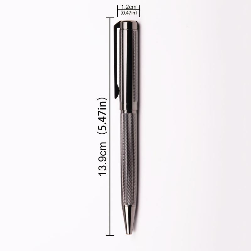 Stylish Metal Ballpoint Pen with 1.0mm Ink Refill