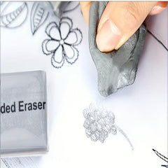 10 Pack Art Sketch Pencil Pastel Eraser Kneaded Drawing Tools Gray