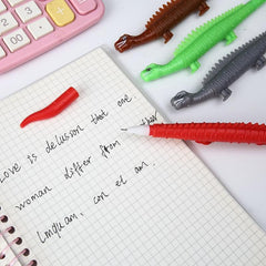 4pcs Dinosaur Gel Pen 0.5mm - Animal Shape Design Writing Tool