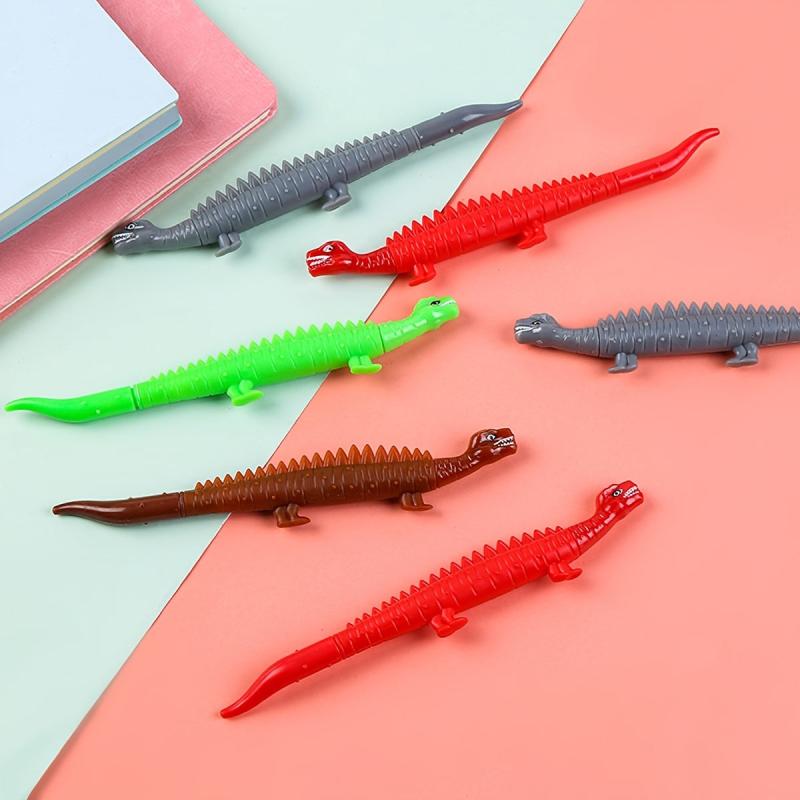 4pcs Dinosaur Gel Pen 0.5mm - Animal Shape Design Writing Tool