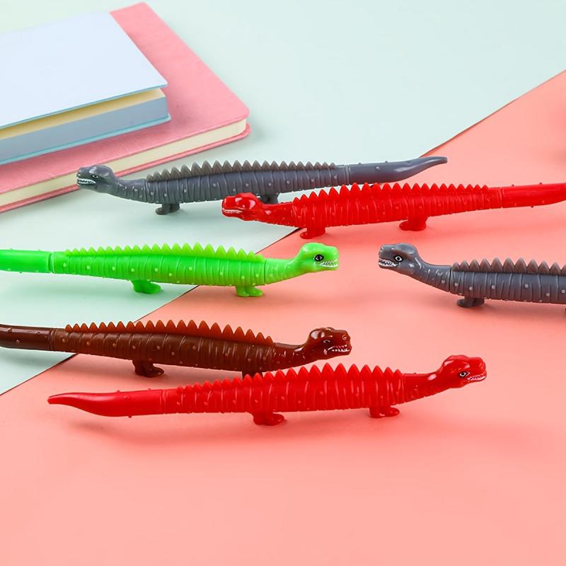 4pcs Dinosaur Gel Pen 0.5mm - Animal Shape Design Writing Tool