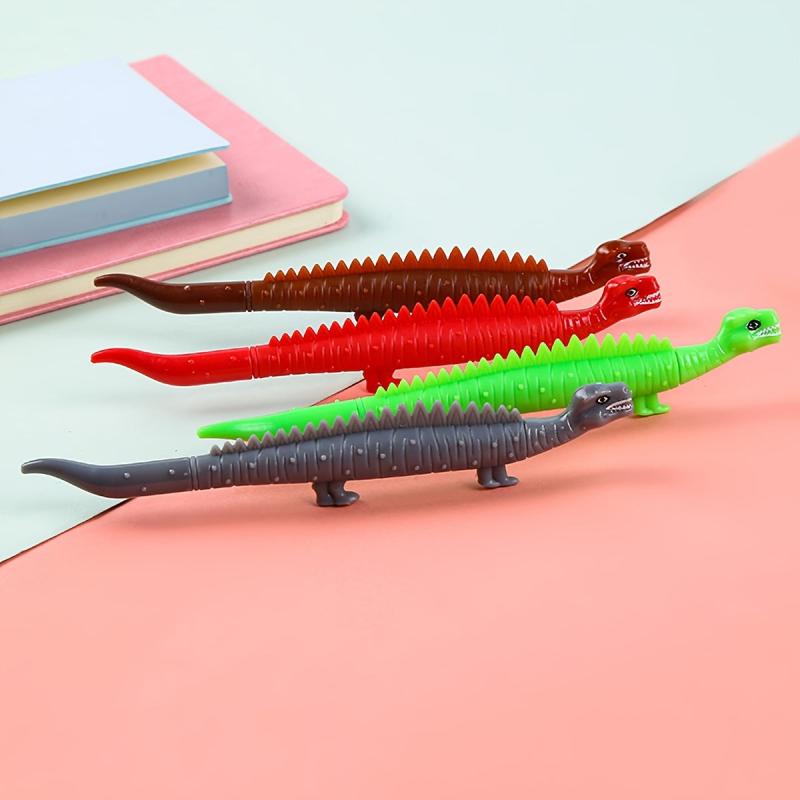 4pcs Dinosaur Gel Pen 0.5mm - Animal Shape Design Writing Tool