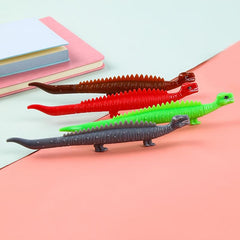 4pcs Dinosaur Gel Pen 0.5mm - Animal Shape Design Writing Tool