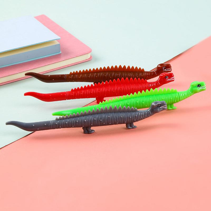 4pcs Dinosaur Gel Pen 0.5mm - Animal Shape Design Writing Tool