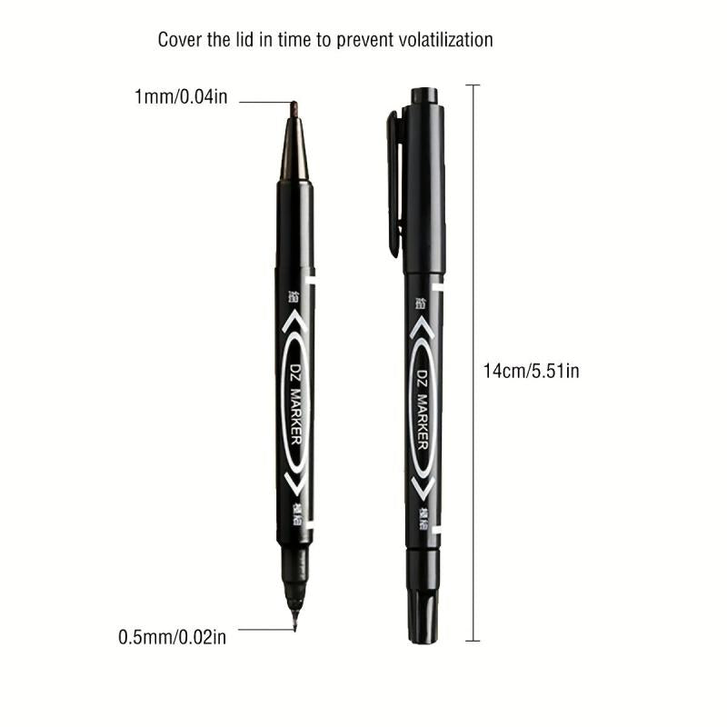 0 5 1 0mm Double Head Marker Waterproof Brush Pens