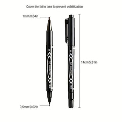 0 5 1 0mm Double Head Marker Waterproof Brush Pens