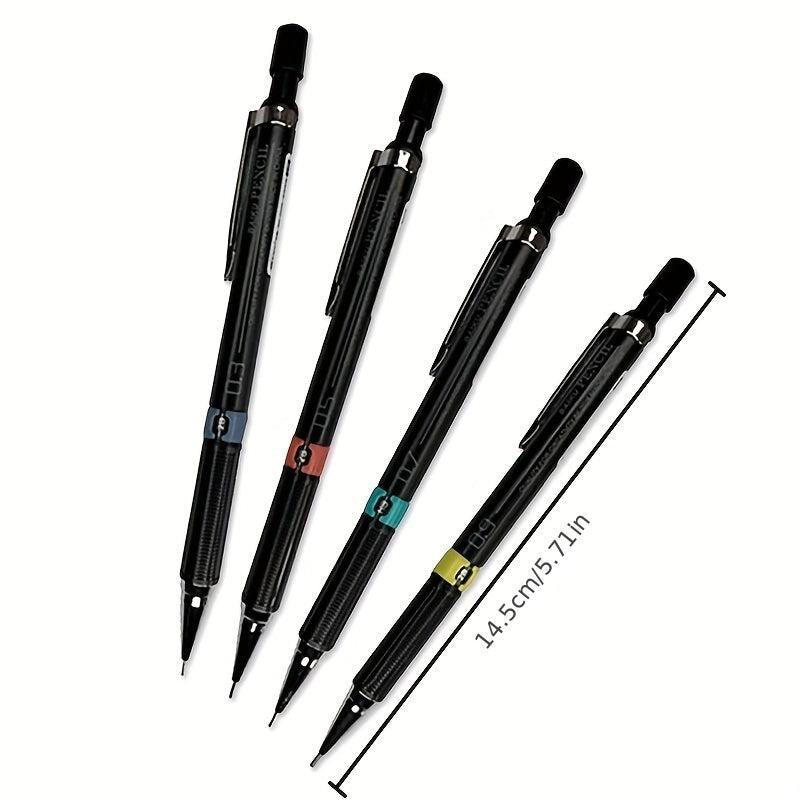 3pcs Mechanical Pencil Set Student Automatic Pencils with Eraser